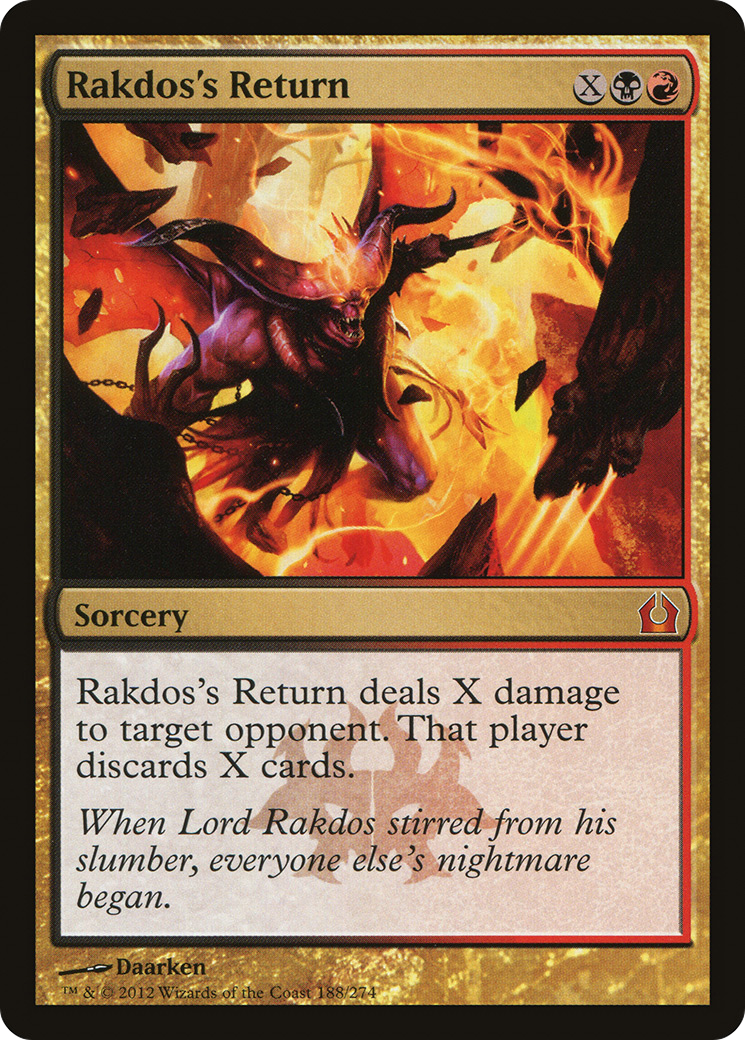 Rakdos's Return [Return to Ravnica] Foil