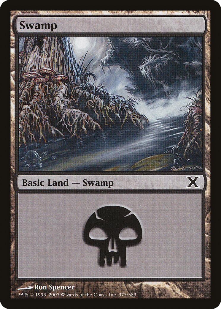 Swamp (373) [Tenth Edition] Foil