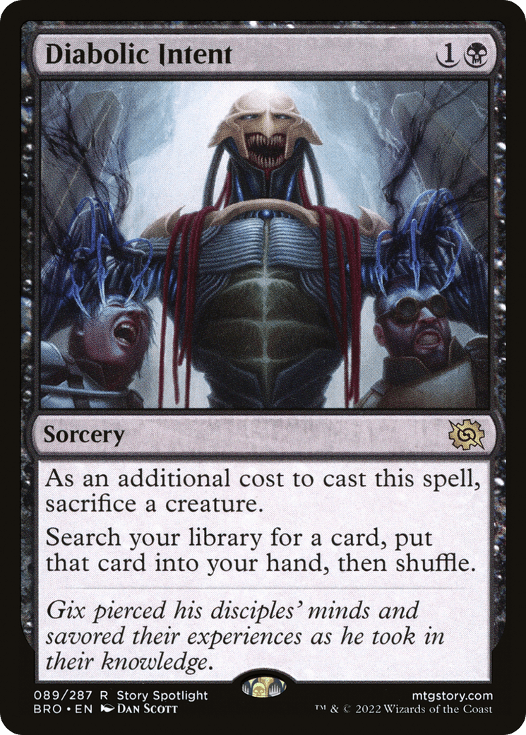 Diabolic Intent [The Brothers' War] Foil