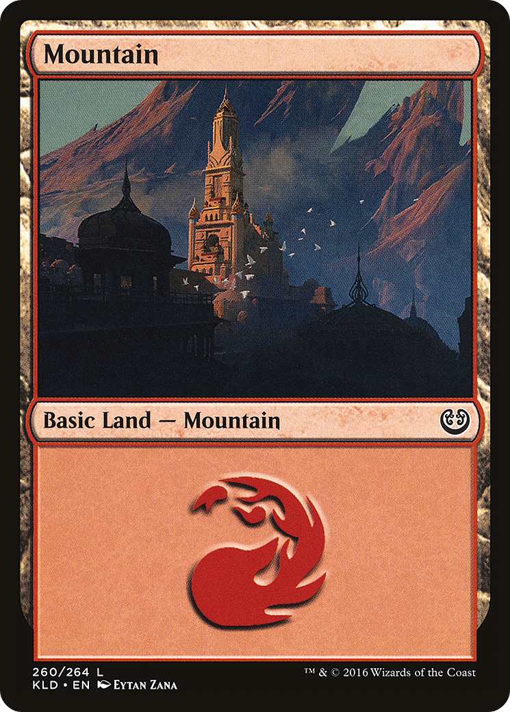 Mountain (260) [Kaladesh] Foil
