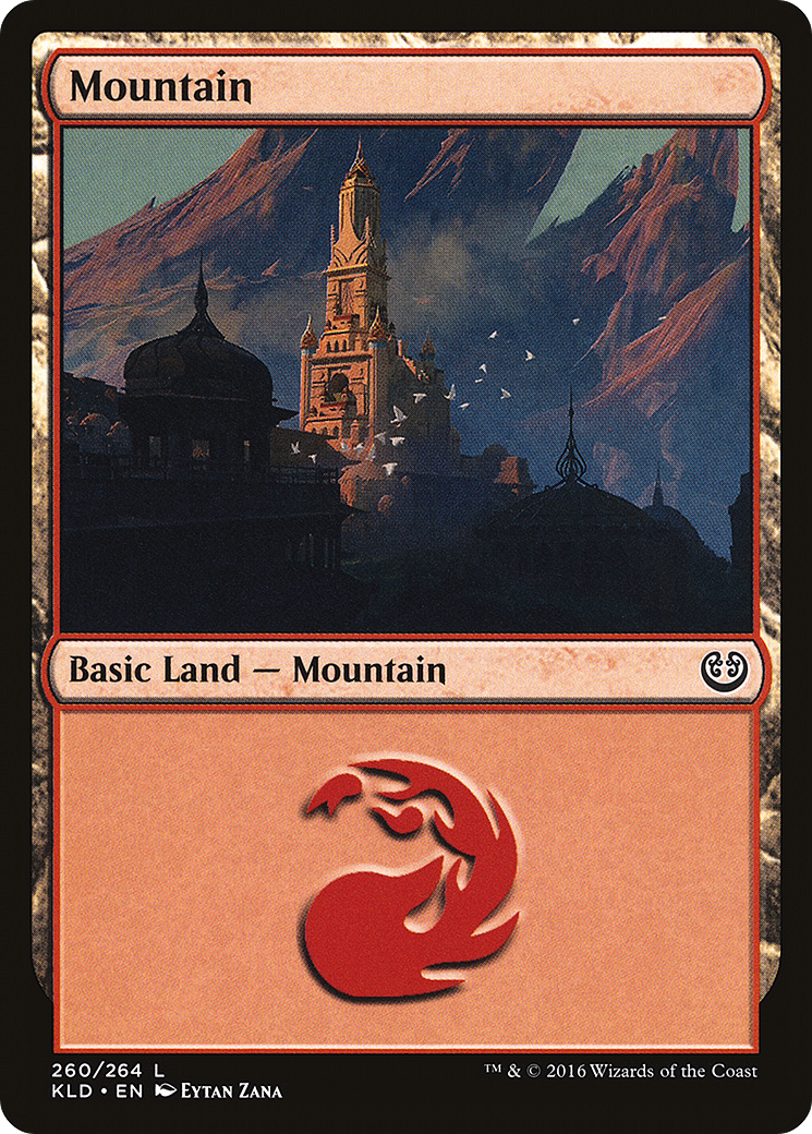 Mountain (260) [Kaladesh] Foil