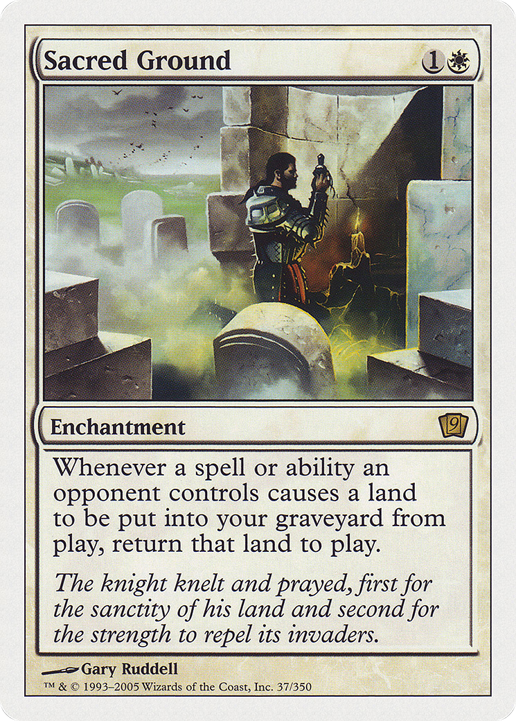 Sacred Ground [Ninth Edition] Foil