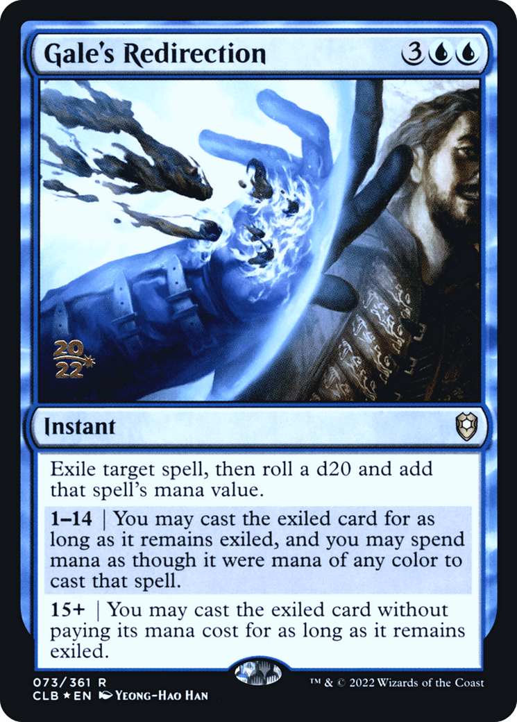 Gale's Redirection [Commander Legends: Battle for Baldur's Gate Prerelease Promos]