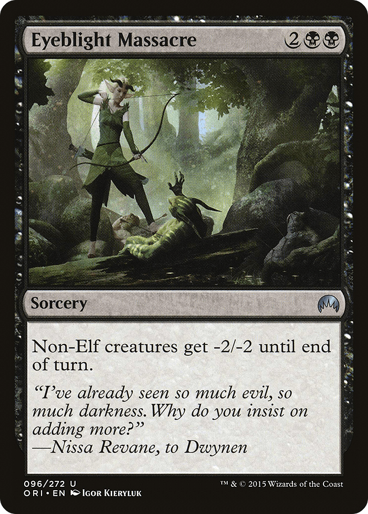 Eyeblight Massacre [Magic Origins] Foil