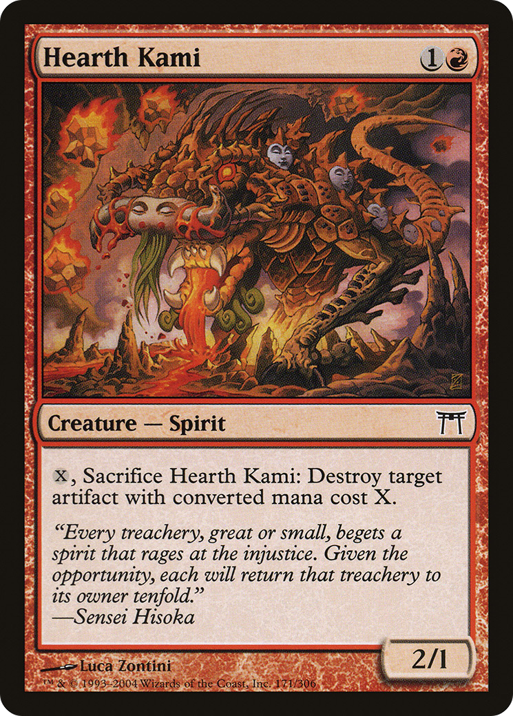 Hearth Kami [Champions of Kamigawa] Foil