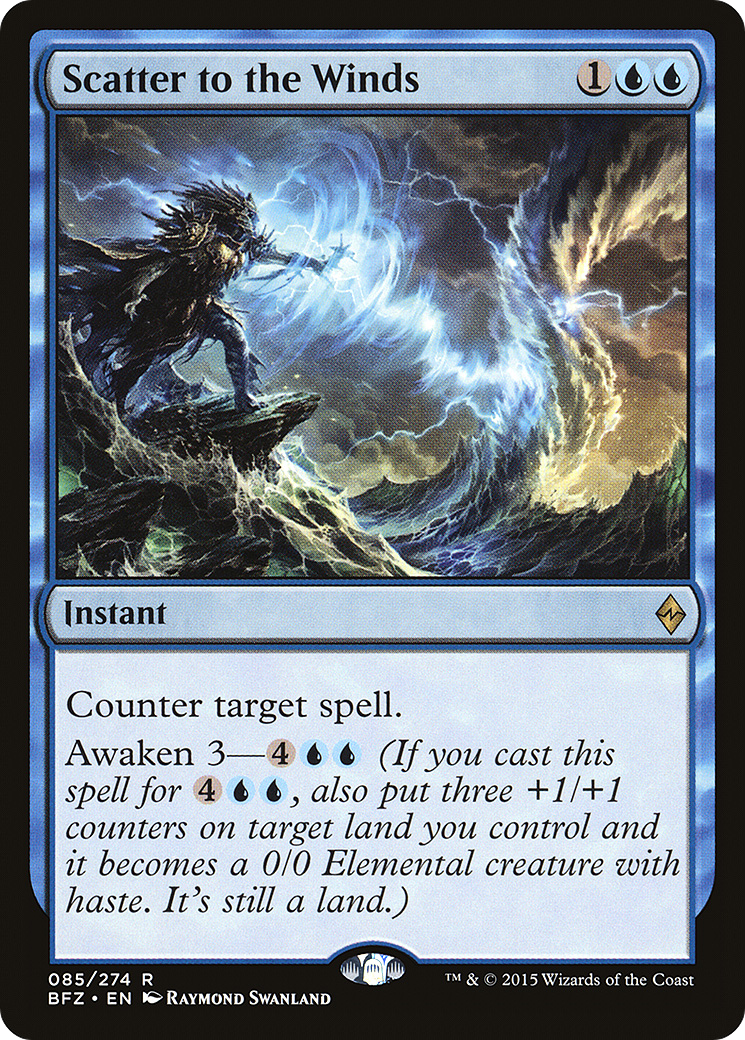 Scatter to the Winds [Battle for Zendikar] Foil