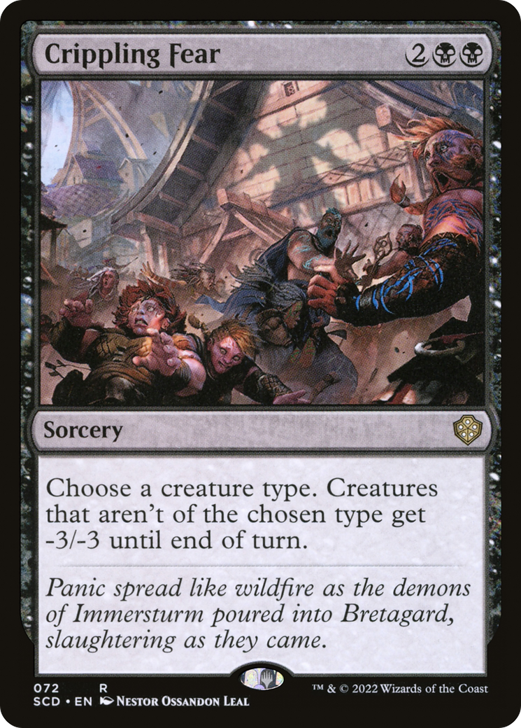 Crippling Fear [Starter Commander Decks]