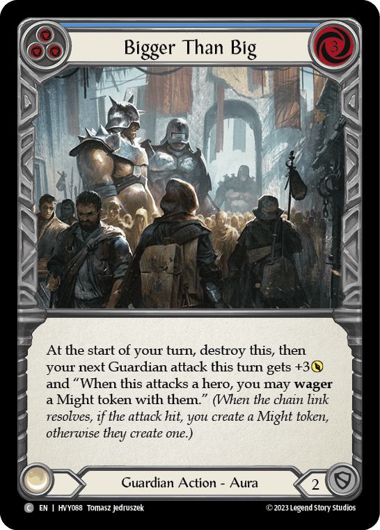 Bigger Than Big (Blue) [HVY088] (Heavy Hitters)  Rainbow Foil