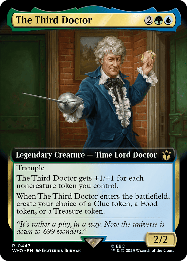The Third Doctor (Extended Art) [Doctor Who] Foil