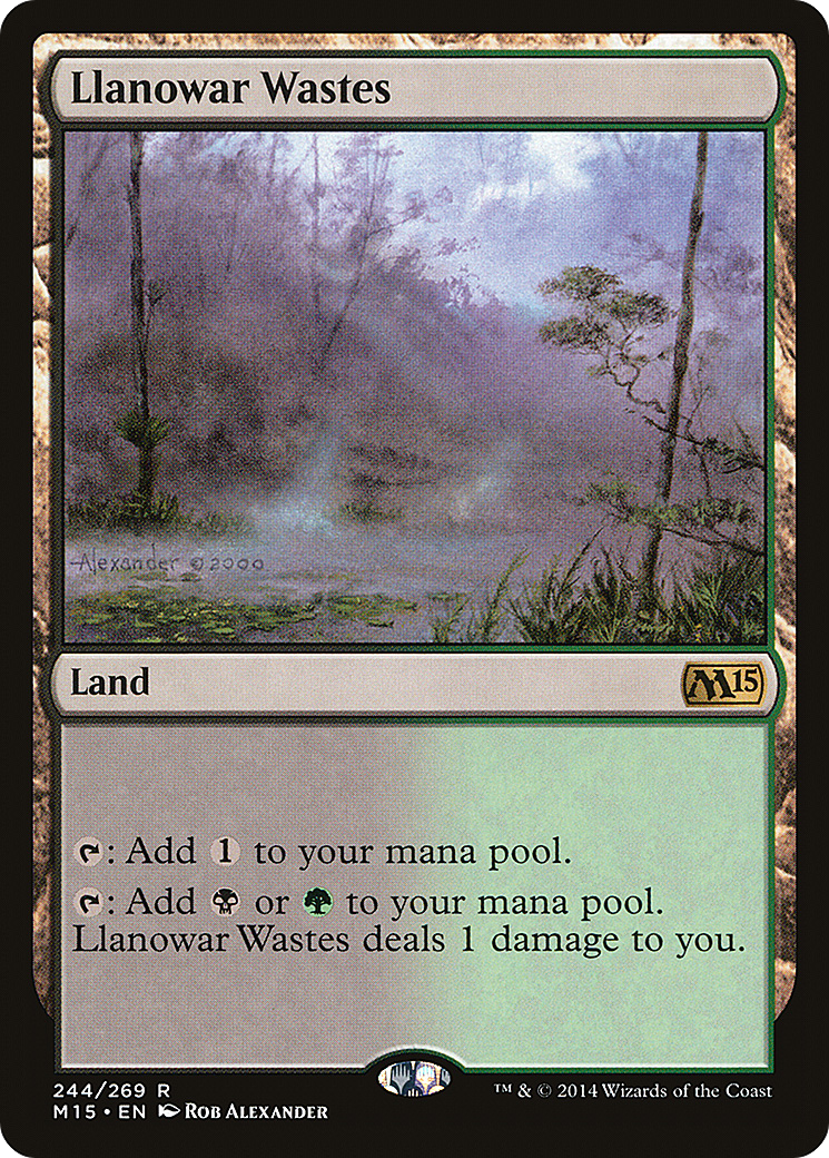 Llanowar Wastes [Magic 2015] Foil