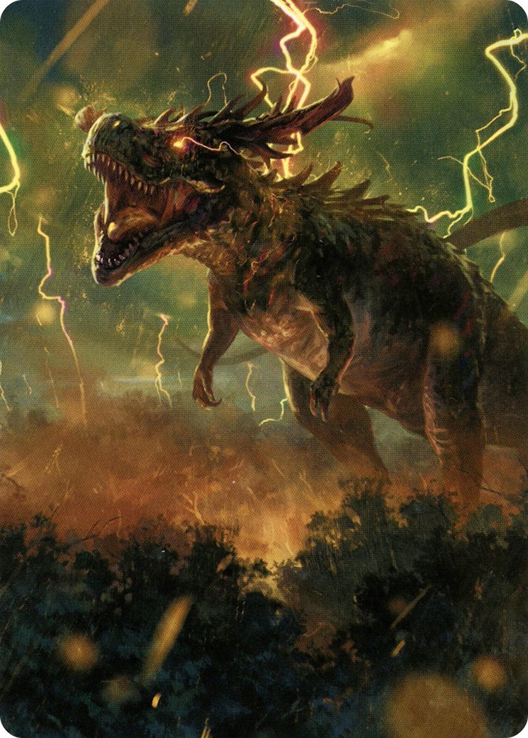 Thrasta, Tempest's Roar // Thrasta, Tempest's Roar (AMH2-042) - Modern Horizons 2 Art Series (Borderless)