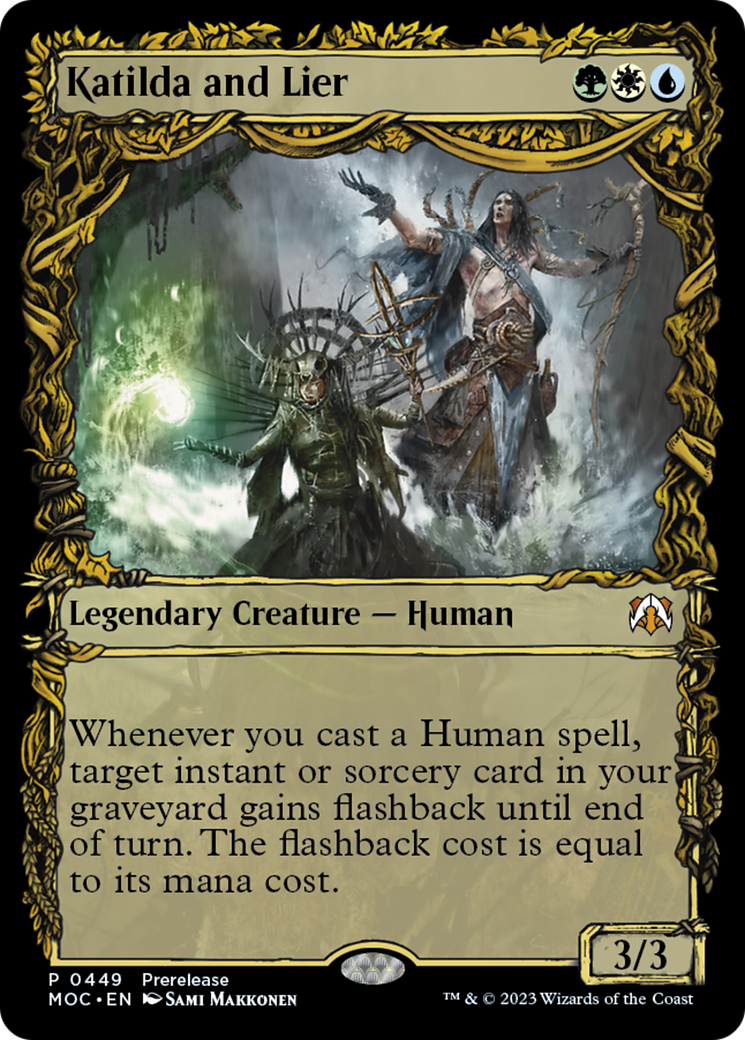Katilda and Lier (Showcase Planar Booster Fun) [March of the Machine Commander] Foil
