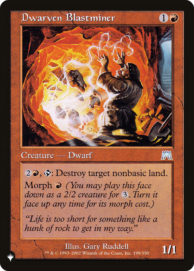 Dwarven Blastminer |  (ONS-199) [The List]