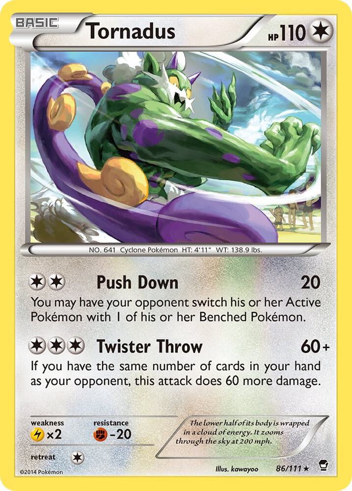 Tornadus 86/111 (XY - Furious Fists) 