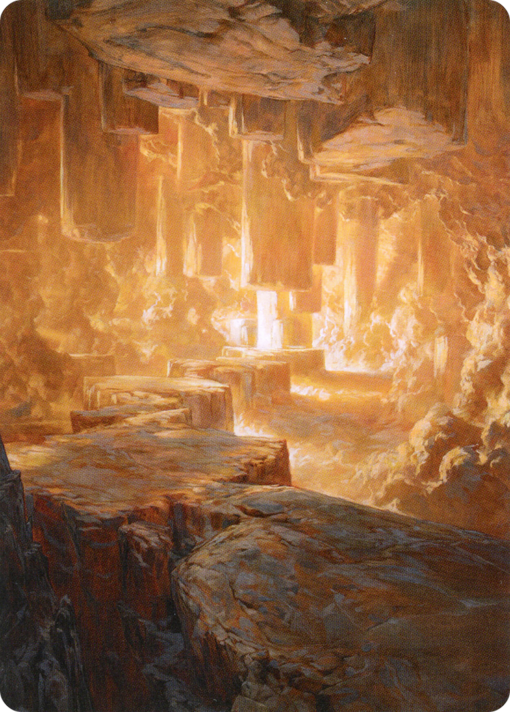 Pillarverge Pathway // Pillarverge Pathway (AZNR-028) - Zendikar Rising Art Series (Borderless)