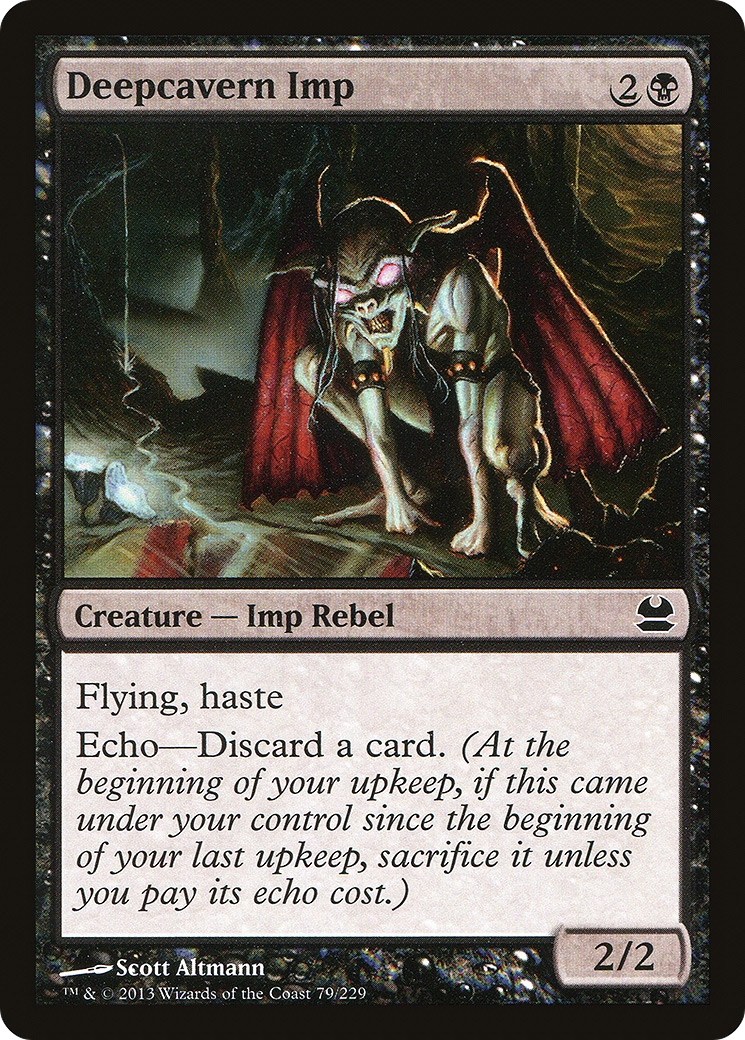 Deepcavern Imp [Modern Masters] Foil
