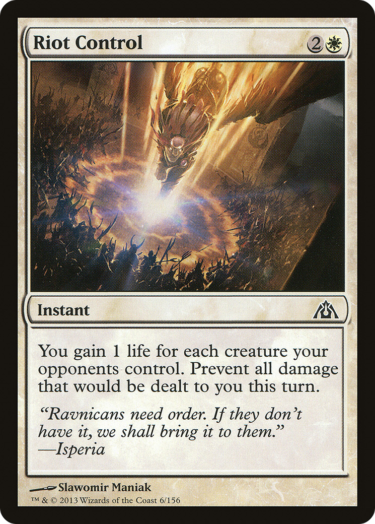 Riot Control [Dragon's Maze] Foil