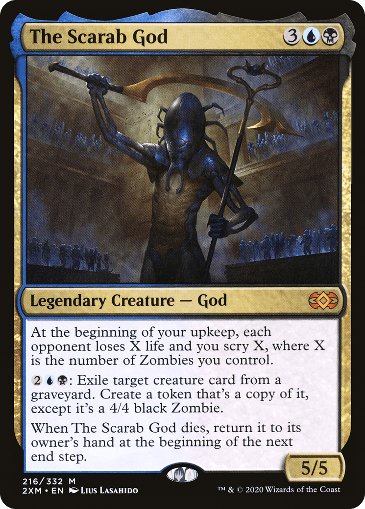 The Scarab God [Double Masters] Foil