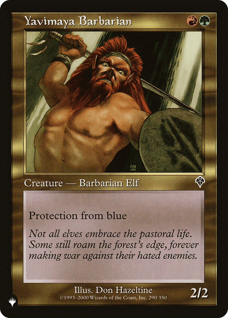 Yavimaya Barbarian |  (INV-290) [The List]