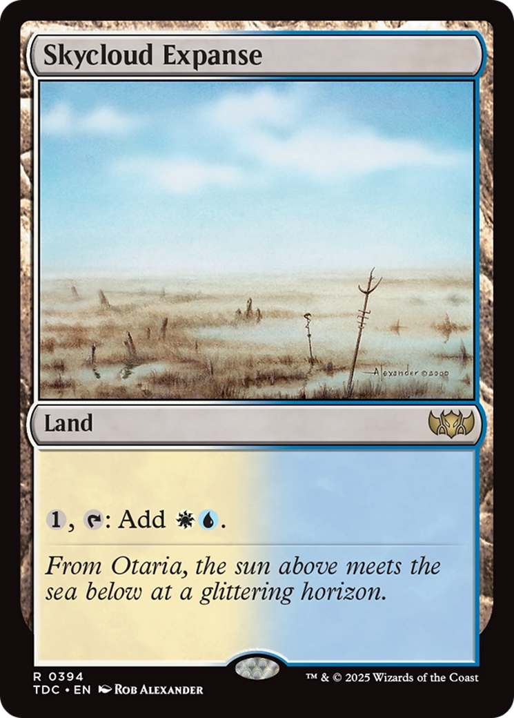Skycloud Expanse (394) [Commander: Tarkir: Dragonstorm]