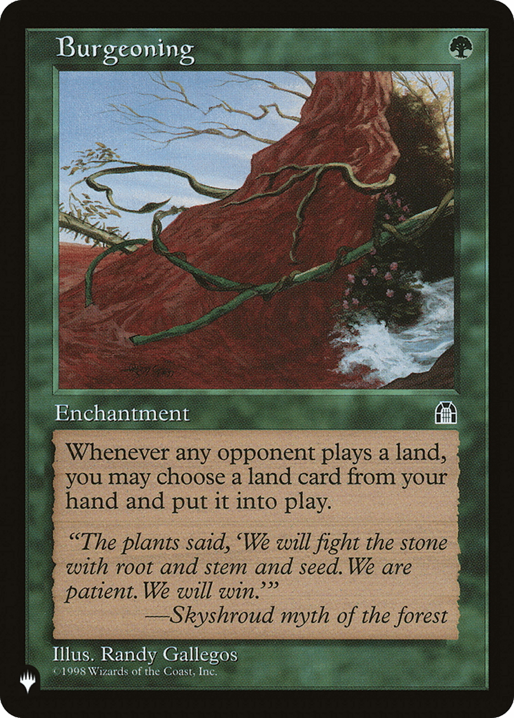Burgeoning |  (STH-102) [The List]