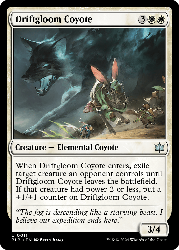 Driftgloom Coyote [Bloomburrow] Foil