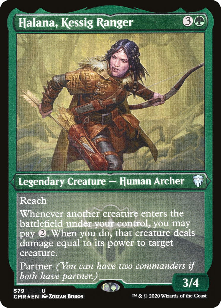 Halana, Kessig Ranger (579) [Commander Legends]  Foil