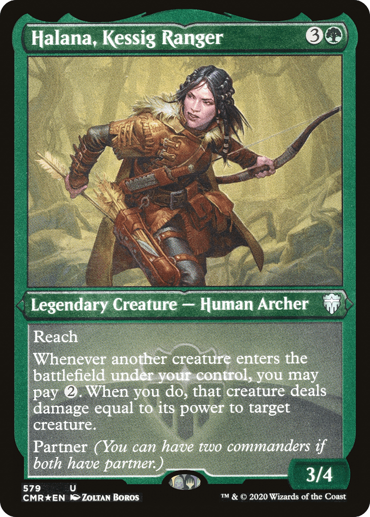Halana, Kessig Ranger (579) [Commander Legends]  Foil