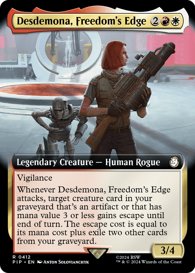 Desdemona, Freedom's Edge (Extended Art) [Fallout] Foil