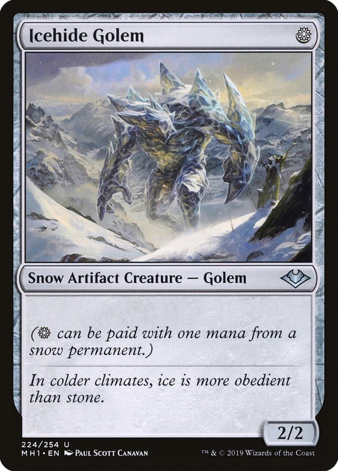 Icehide Golem [Modern Horizons] Foil