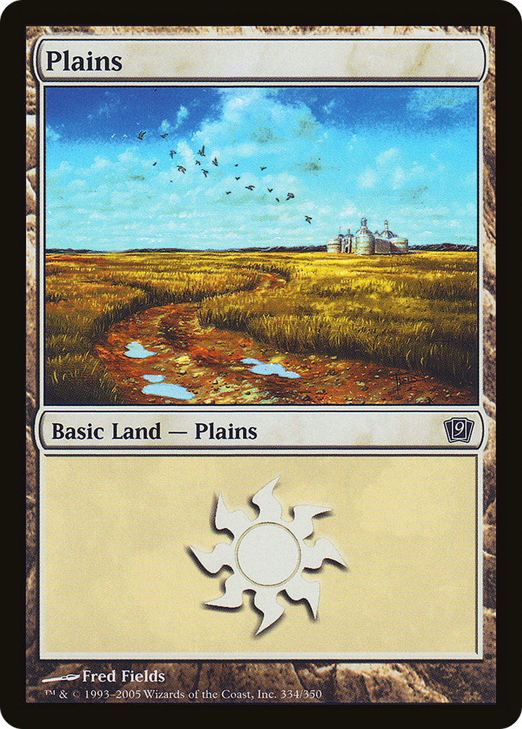 Plains (334) [Ninth Edition] Foil