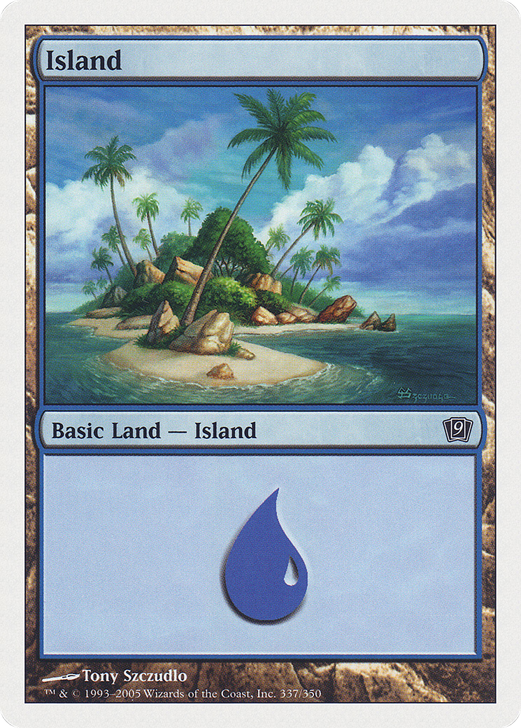 Island (337) [Ninth Edition] Foil