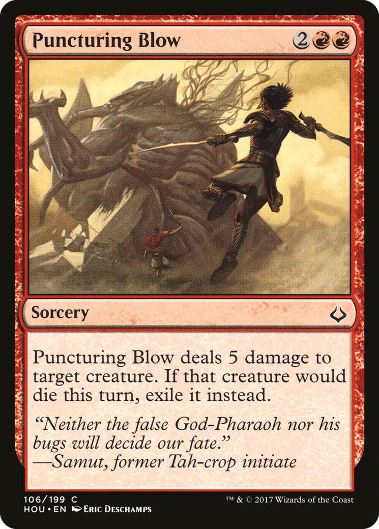 Puncturing Blow [Hour of Devastation] Foil