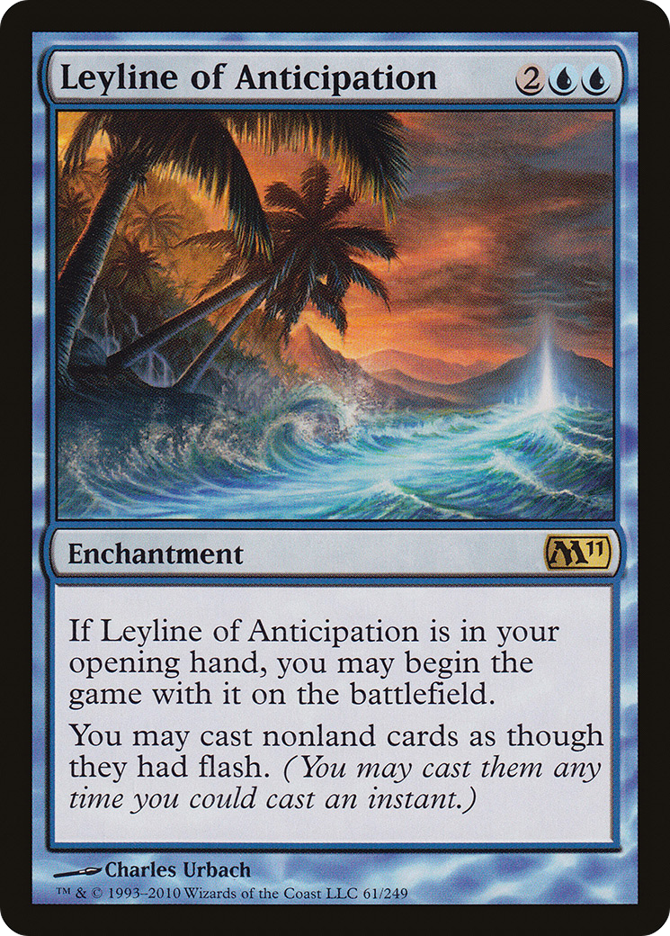 Leyline of Anticipation [Magic 2011] Foil