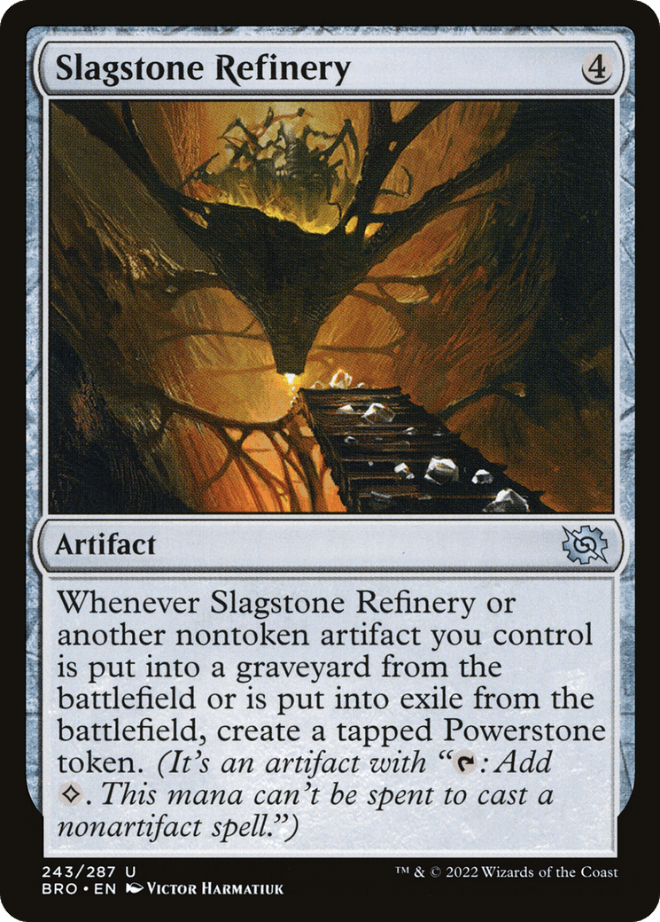 Slagstone Refinery [The Brothers' War] Foil