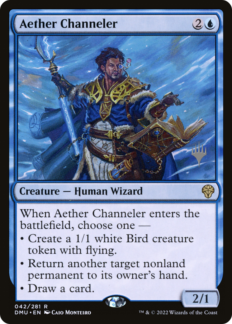 Aether Channeler (Promo Pack) [Dominaria United Promos] Foil