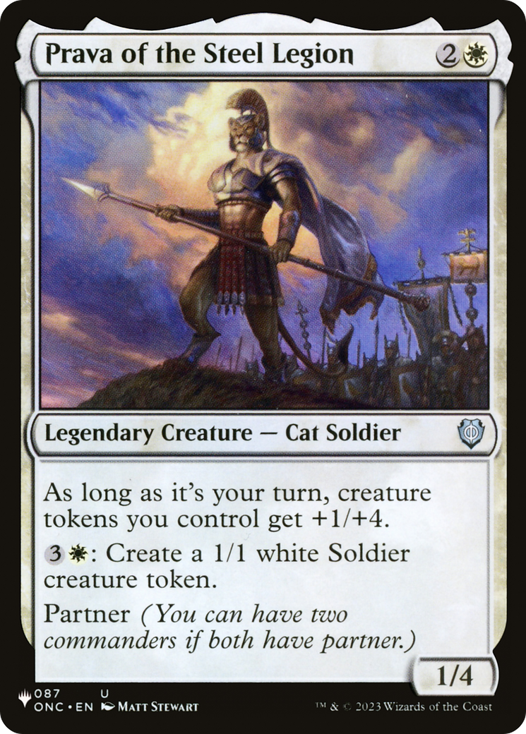 Prava of the Steel Legion |  (ONC-87) [The List]
