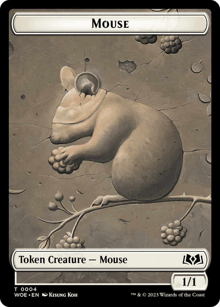 Mouse (TWOE-004) - Wilds of Eldraine Tokens