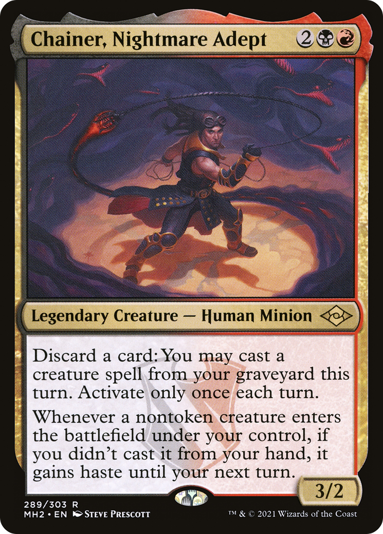 Chainer, Nightmare Adept [Modern Horizons 2] Foil