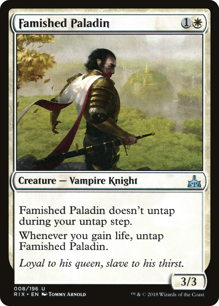 Famished Paladin [Rivals of Ixalan] Foil