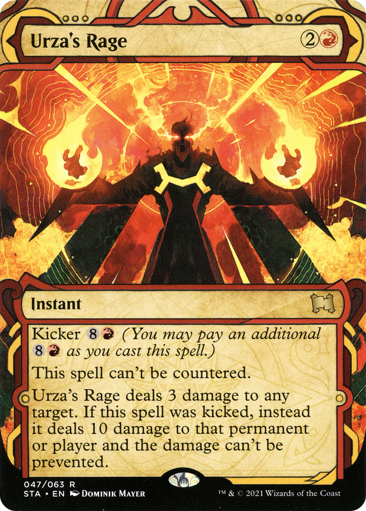 Urza's Rage [Strixhaven: School of Mages Mystical Archive] Foil
