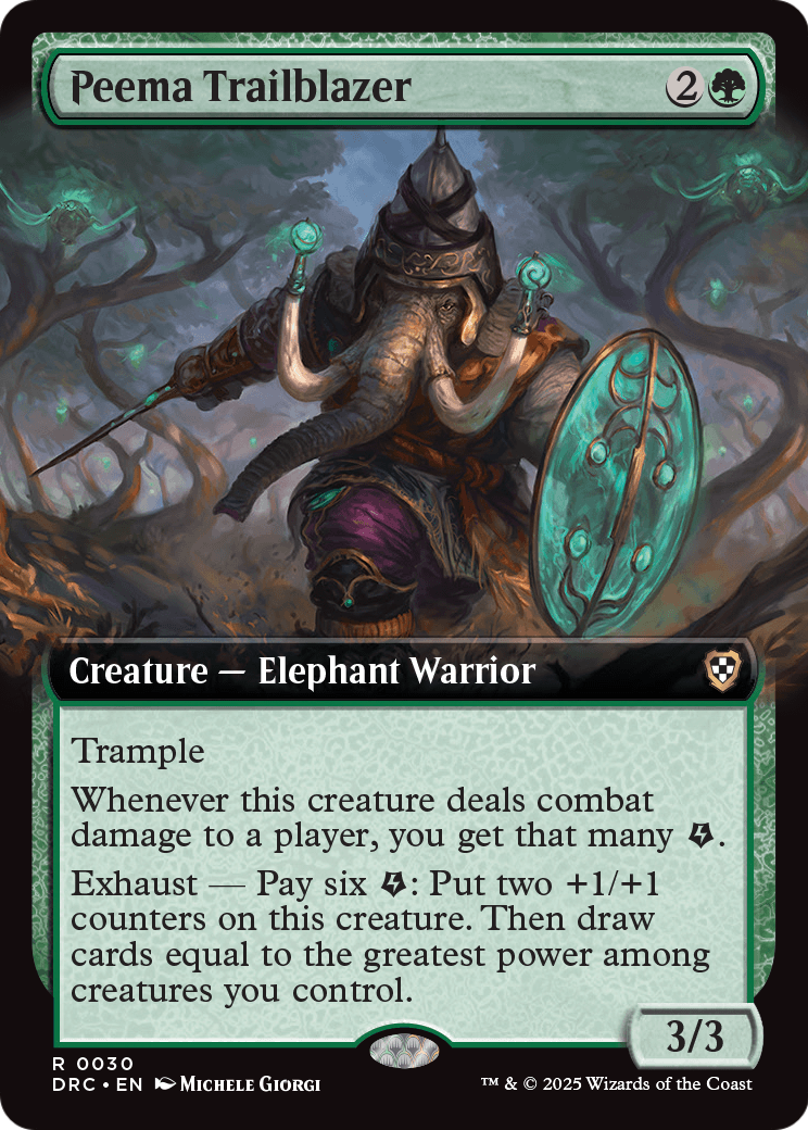 Peema Trailblazer (Extended Art) (-030) [Commander: Aetherdrift]