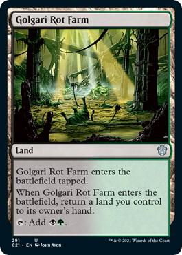 Golgari Rot Farm 291/81 (Commander 2021) 