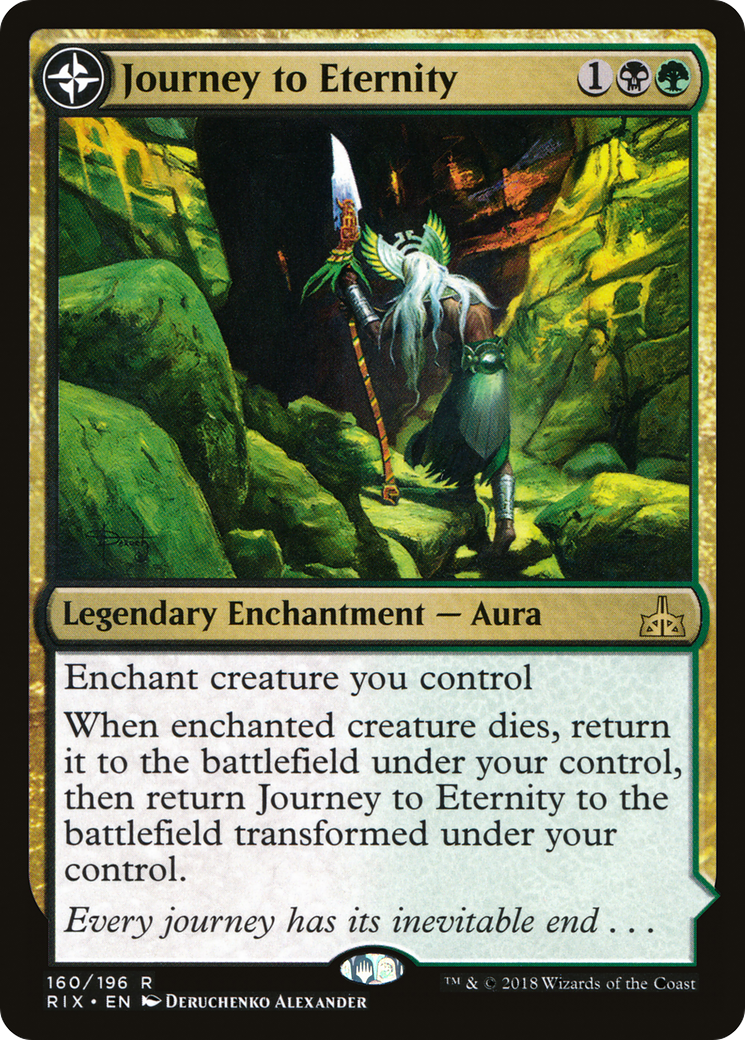 Journey to Eternity // Atzal, Cave of Eternity [Rivals of Ixalan] Foil