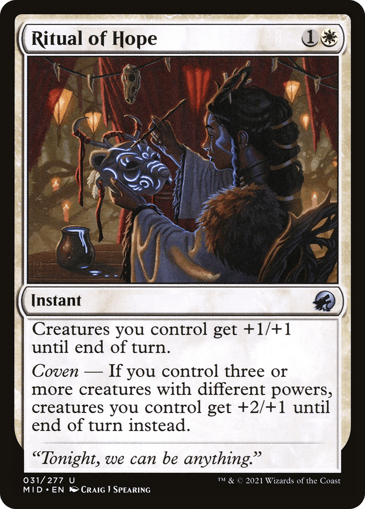 Ritual of Hope [Innistrad: Midnight Hunt] Foil
