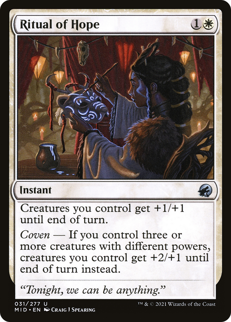 Ritual of Hope [Innistrad: Midnight Hunt] Foil
