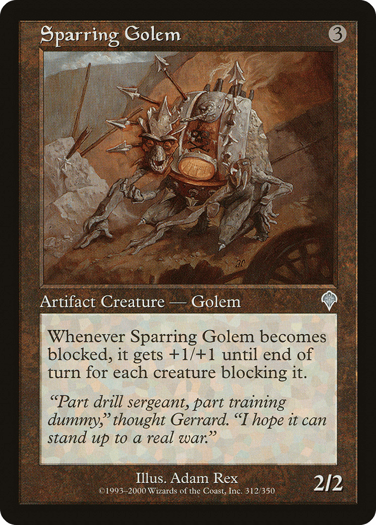 Sparring Golem [Invasion] Foil