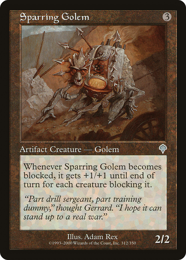 Sparring Golem [Invasion] Foil