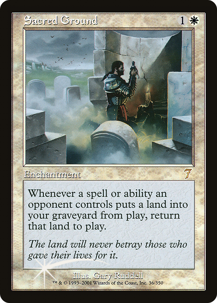 Sacred Ground [Seventh Edition] Foil