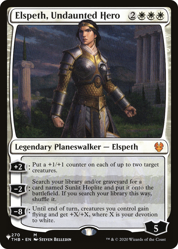 Elspeth, Undaunted Hero |  (THB-270) [The List]